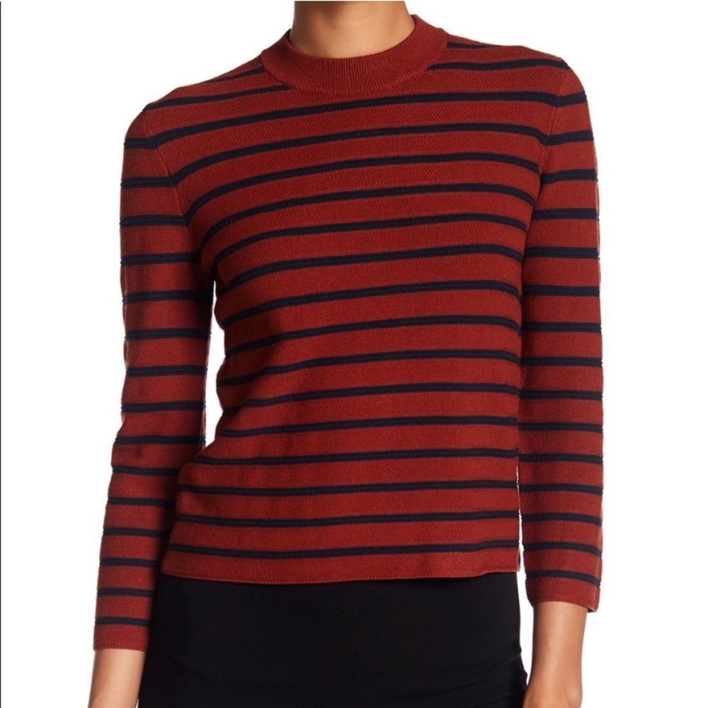 THEORY Lemdora Prosecco Striped Sweater